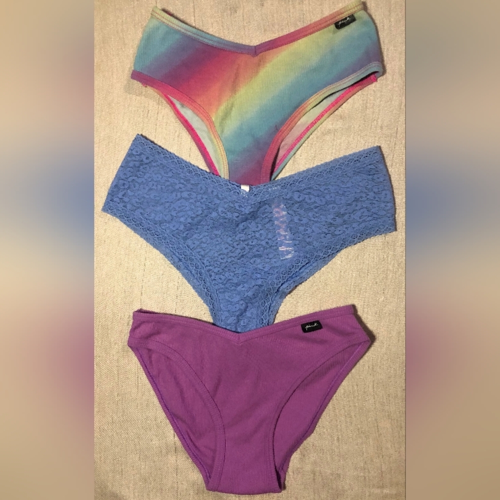 PINK Colorful Panty Set XS BNWOT